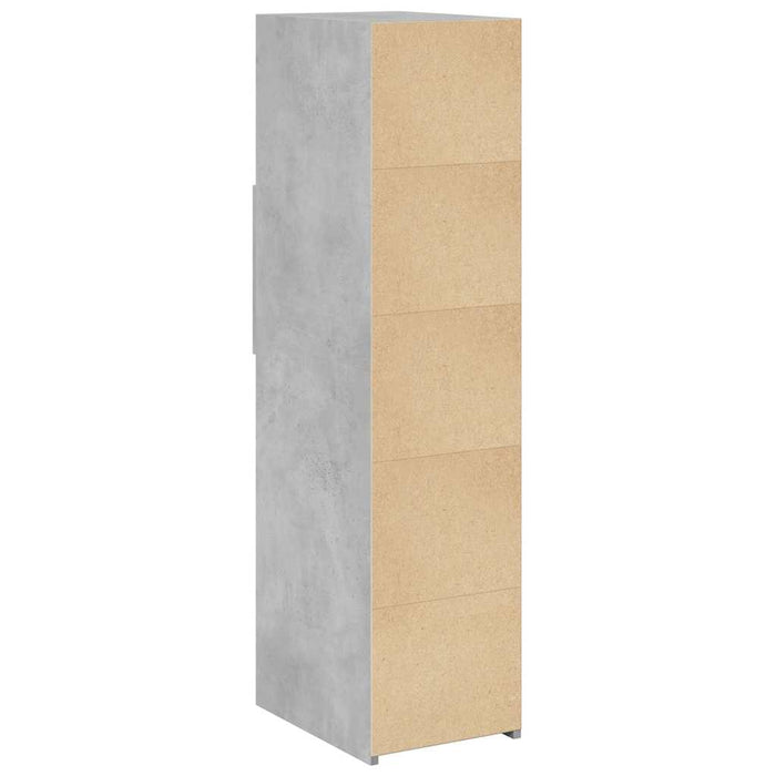 Highboard Concrete Grey 30x42.5x124 cm Engineered Wood