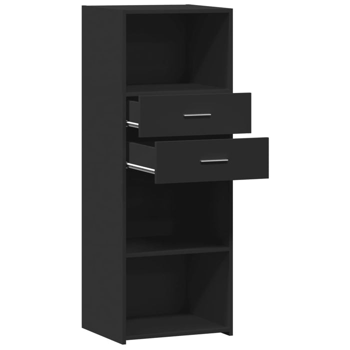 Highboard Black 45x42.5x124 cm Engineered Wood