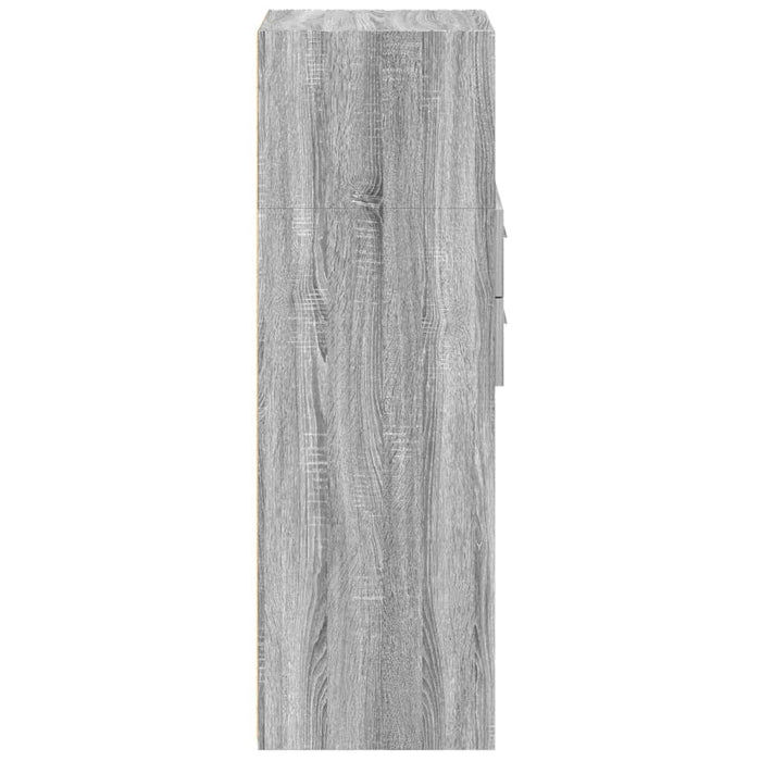 Highboard Grey Sonoma 45x42.5x124 cm Engineered Wood