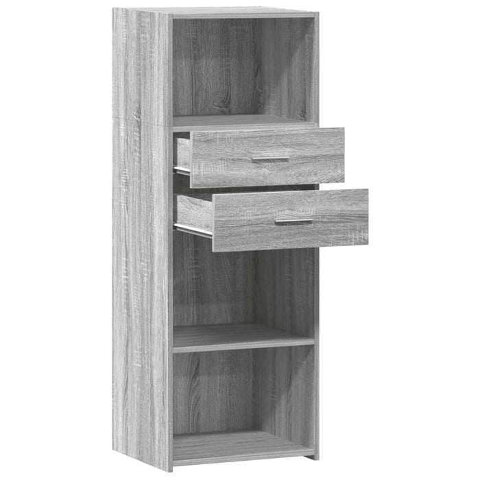 Highboard Grey Sonoma 45x42.5x124 cm Engineered Wood