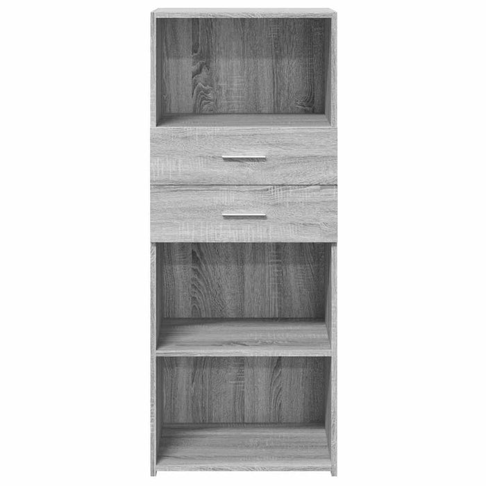 Highboard Grey Sonoma 50x42.5x124 cm Engineered Wood