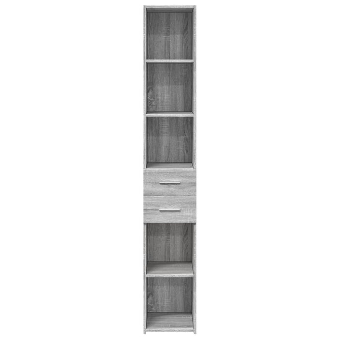 Highboard Grey Sonoma 30x42.5x185 cm Engineered Wood