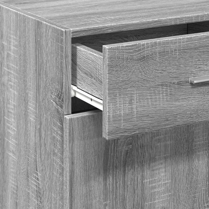 Sideboard Grey Sonoma 50x42.5x93 cm Engineered Wood