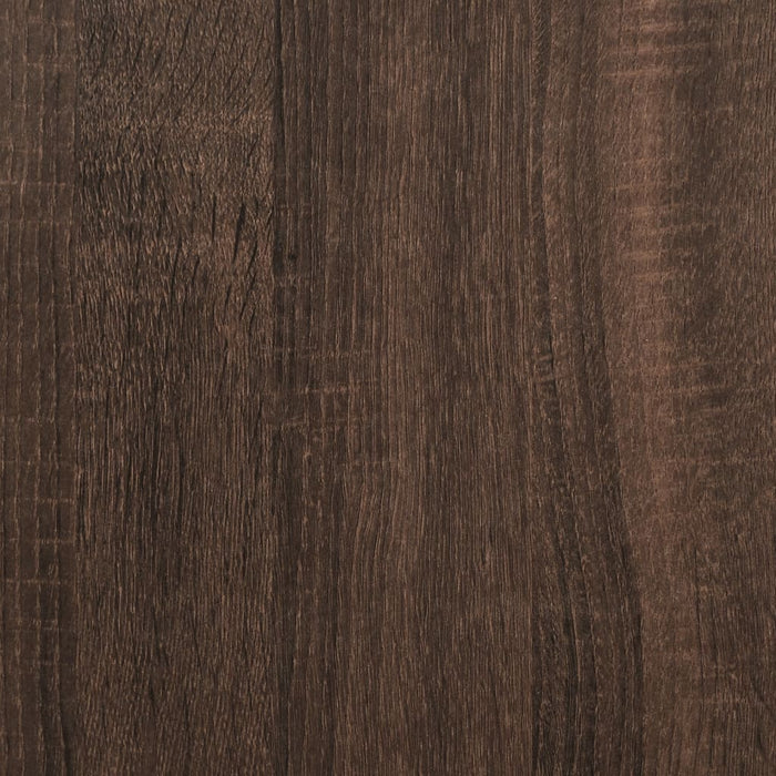 Sideboard Brown Oak 30x41x93 cm Engineered Wood