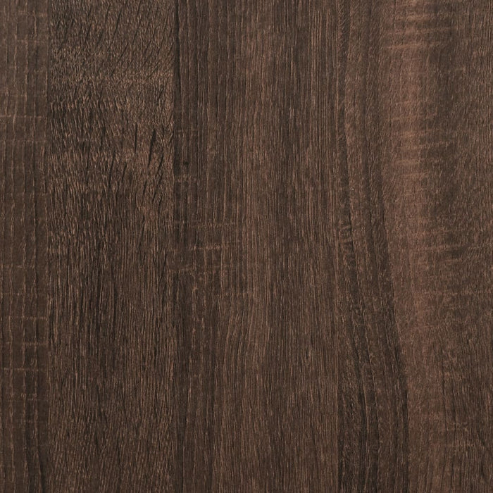 Highboard Brown Oak 30x41x124 cm Engineered Wood