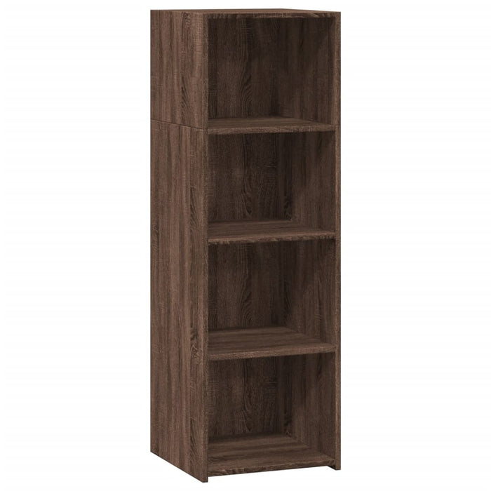 Highboard Brown Oak 40x41x124 cm Engineered Wood