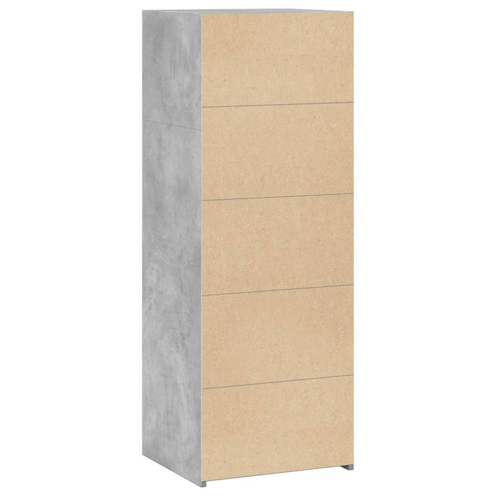 Highboard Concrete Grey 45x41x124 cm Engineered Wood