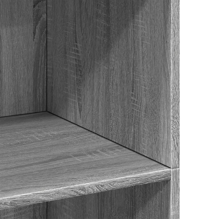 Highboard Grey Sonoma 70x41x124 cm Engineered Wood