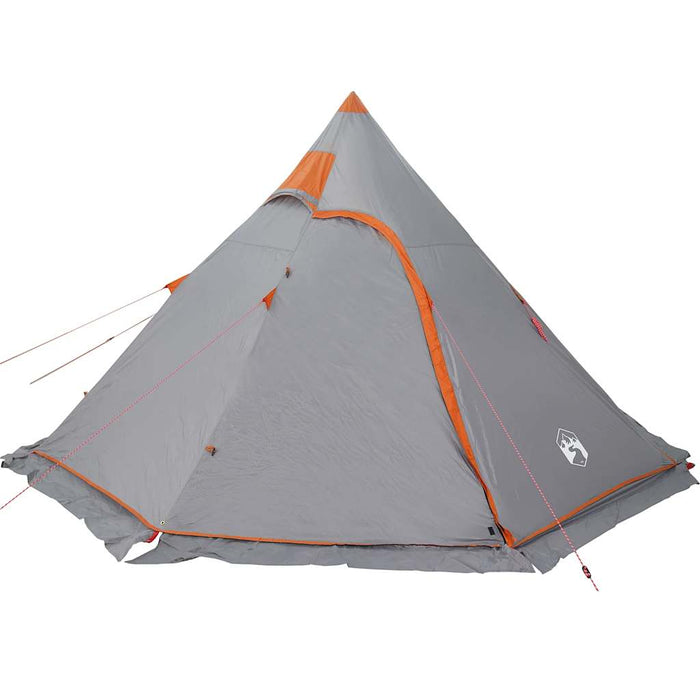 Camping Tent Tipi 5-Person Grey Waterproof