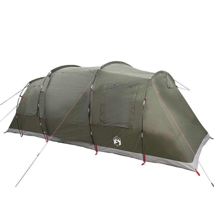 Camping Tent Tunnel 4-Person Olive Green Waterproof