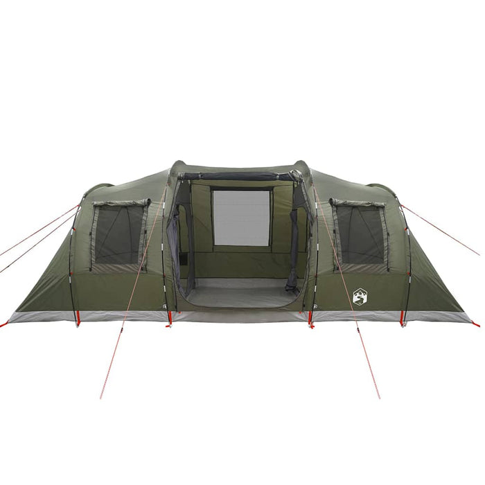 Camping Tent Tunnel 4-Person Olive Green Waterproof