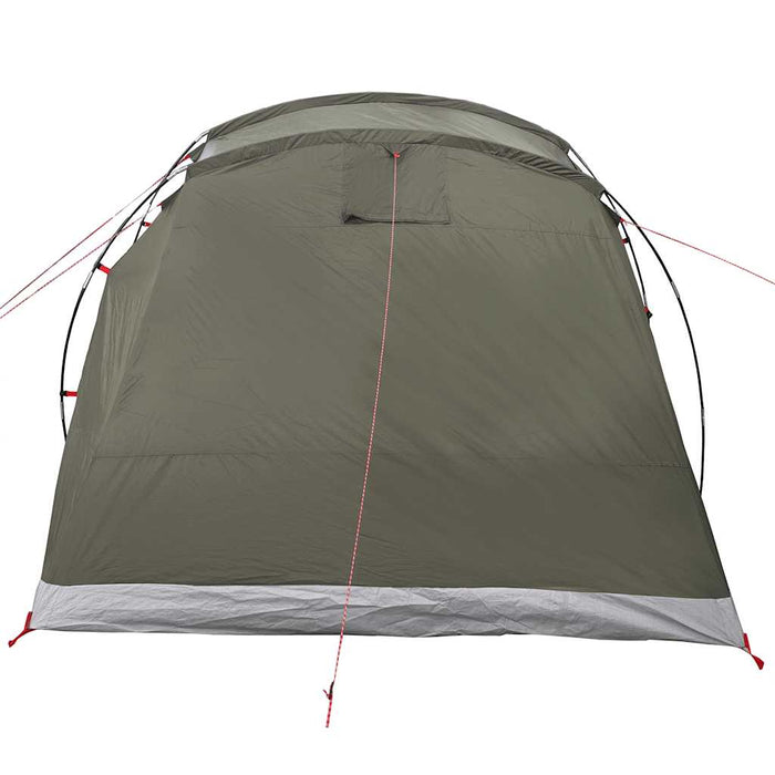 Camping Tent Tunnel 4-Person Olive Green Waterproof