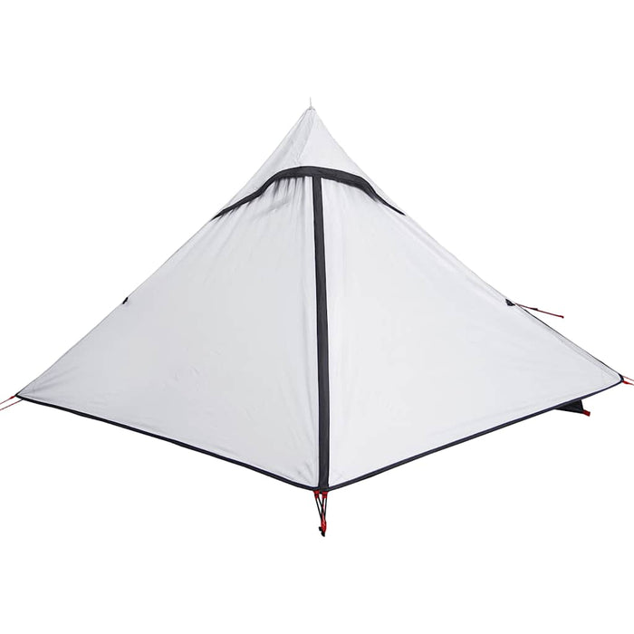 Camping Tent 2-Person White Blackout Fabric Waterproof