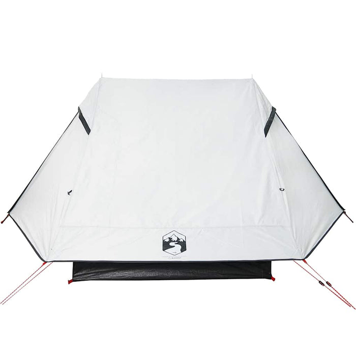 Camping Tent 2-Person White Blackout Fabric Waterproof