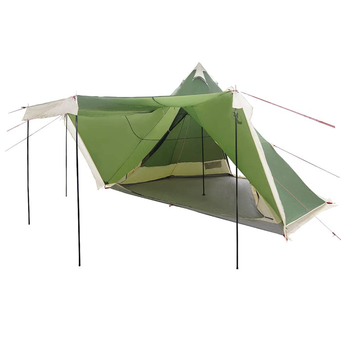 Family Tent Tipi 6-Person Green Waterproof