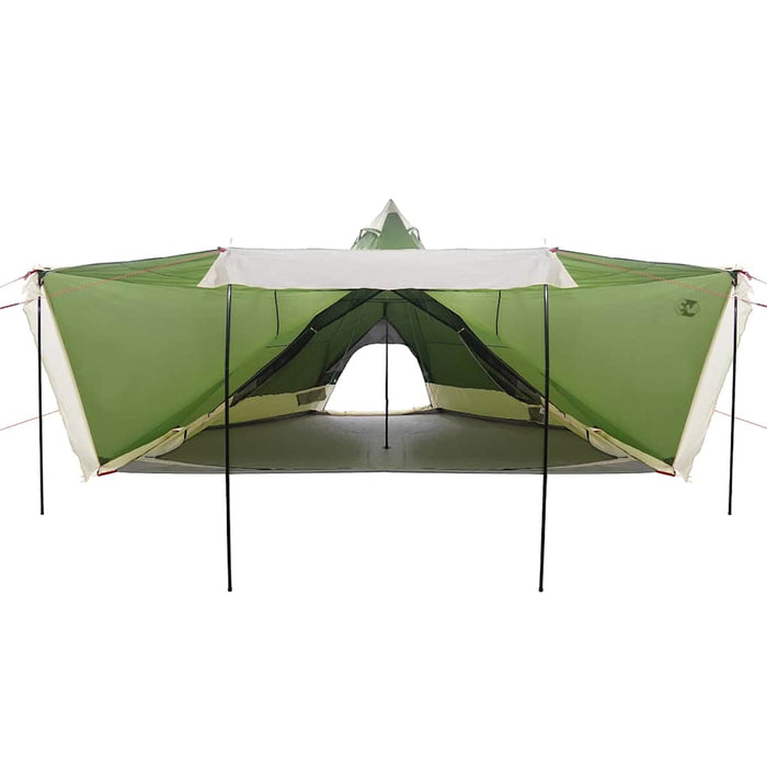 Family Tent Tipi 6-Person Green Waterproof