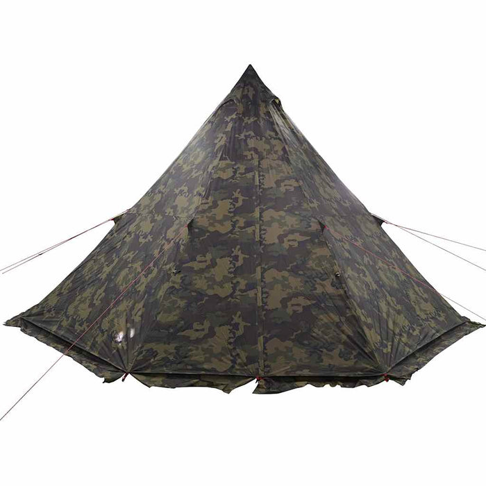 Family Tent Tipi 6-Person Camouflage Waterproof