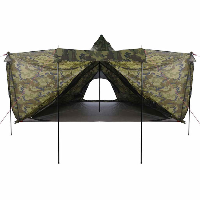 Family Tent Tipi 6-Person Camouflage Waterproof