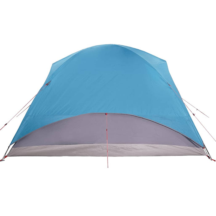 Family Tent Tunnel 6-Person Blue Waterproof