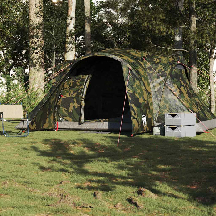 Family Tent Dome 6-Person Camouflage Waterproof