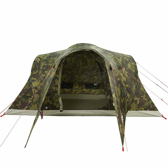 Family Tent Dome 6-Person Camouflage Waterproof