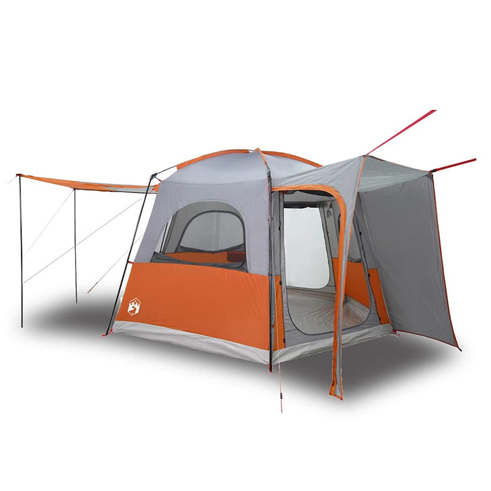 Car Tent 4-Person Grey and Orange Waterproof