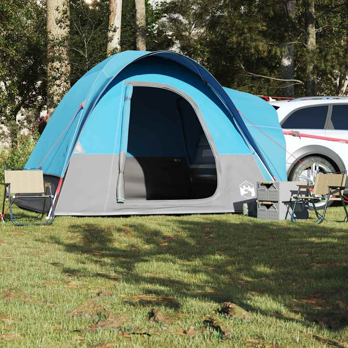 Car Tent 4-Person Blue Waterproof