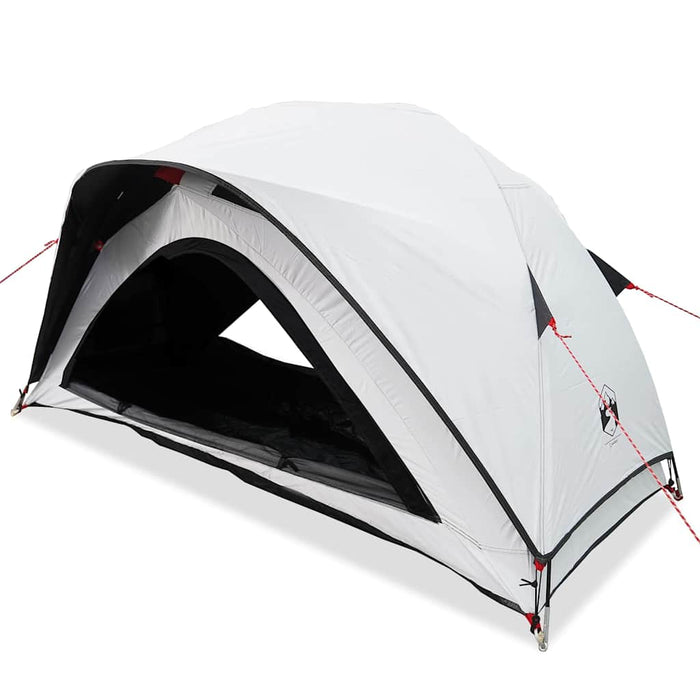 Camping Tent 1-Person White Blackout Fabric Waterproof