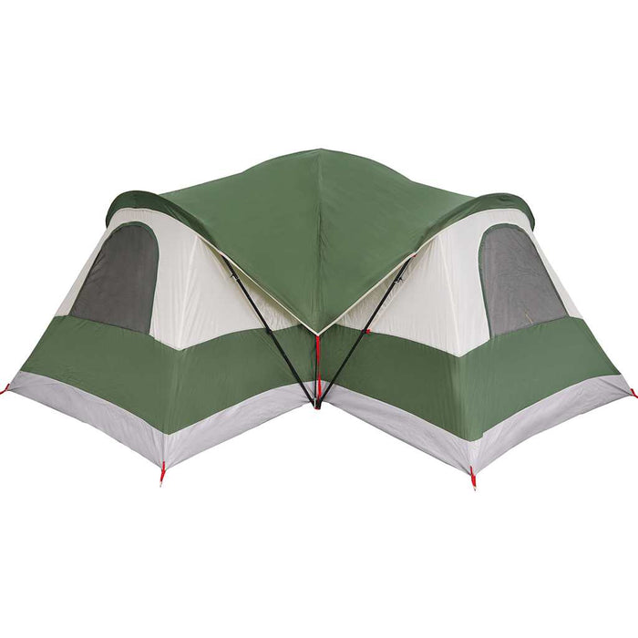 Family Tent Tunnel 8-Person Green Waterproof