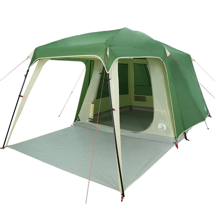 Camping Tent with Porch Dome 5-Person Green Waterproof