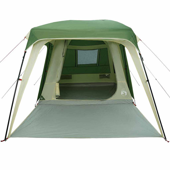 Camping Tent with Porch Dome 5-Person Green Waterproof