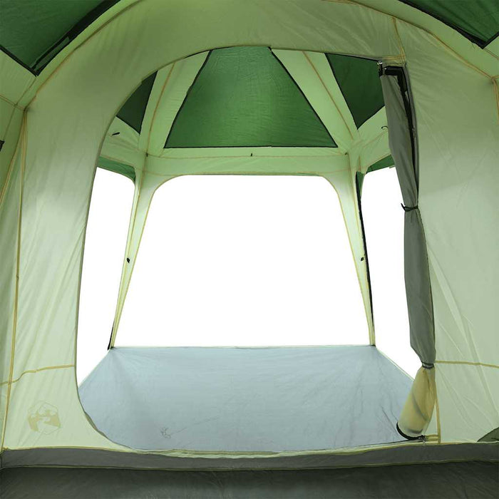 Camping Tent with Porch Dome 5-Person Green Waterproof