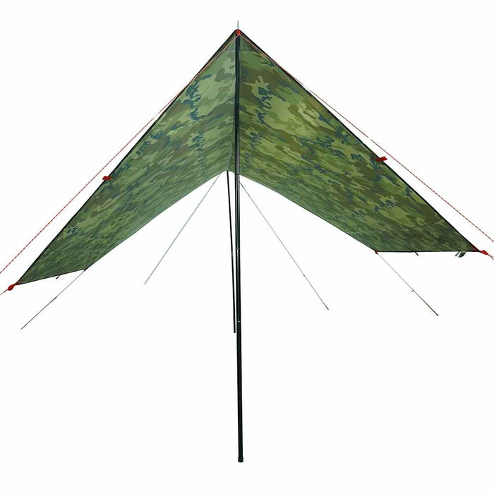 Camping Tarp Camouflage 438x376x212 cm Waterproof