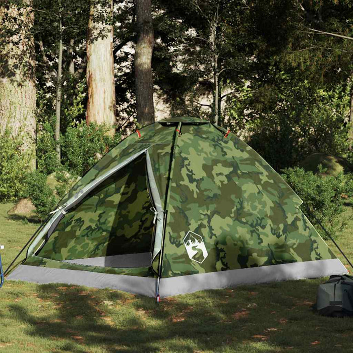 Camping Tent Dome 2-Person Camouflage Waterproof