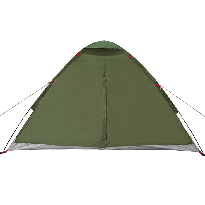 Camping Tent Dome 4-Person Olive Green Waterproof