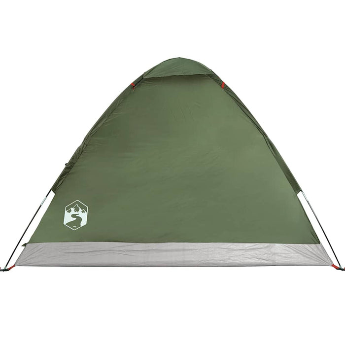 Camping Tent Dome 4-Person Olive Green Waterproof