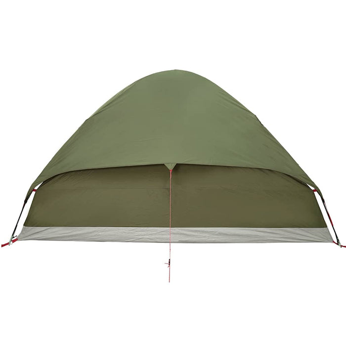 Camping Tent Dome 4-Person Olive Green Waterproof