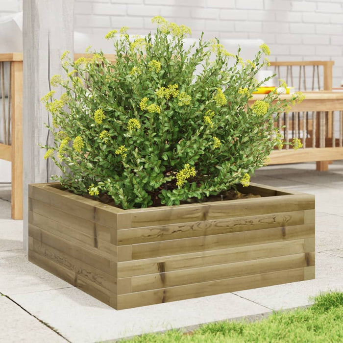 Garden Planter 60x60x23 cm Impregnated Wood Pine