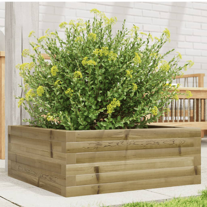 Garden Planter 60x60x23 cm Impregnated Wood Pine