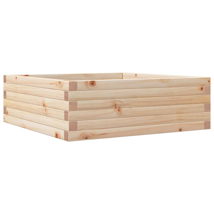 Garden Planter 70x70x23 cm Solid Wood Pine