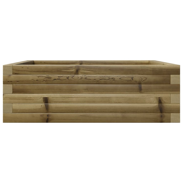 Garden Planter 70x70x23 cm Impregnated Wood Pine