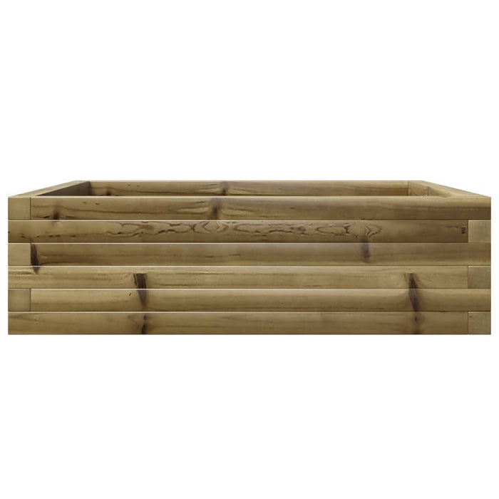 Garden Planter 80x80x23 cm Impregnated Wood Pine