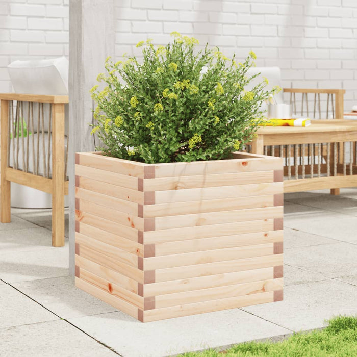 Garden Planter 50x50x45.5 cm Solid Wood Pine