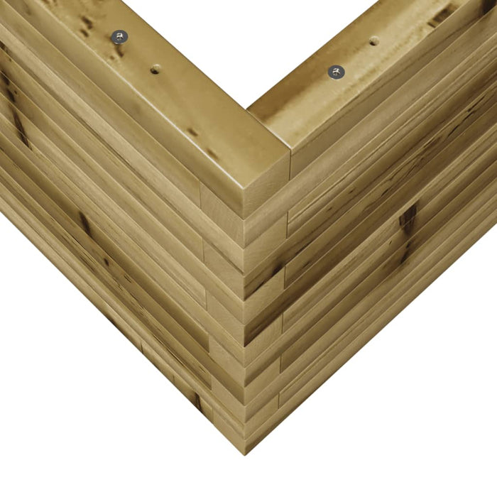 Garden Planter 70x70x45.5 cm Impregnated Wood Pine