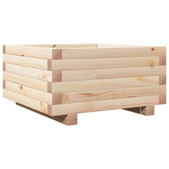 Garden Planter 50x50x26.5 cm Solid Wood Pine