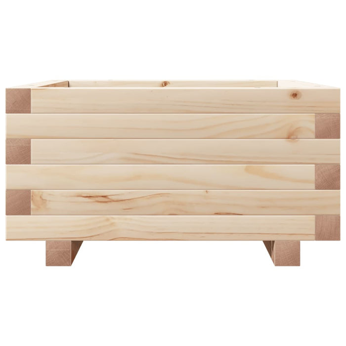 Garden Planter 50x50x26.5 cm Solid Wood Pine