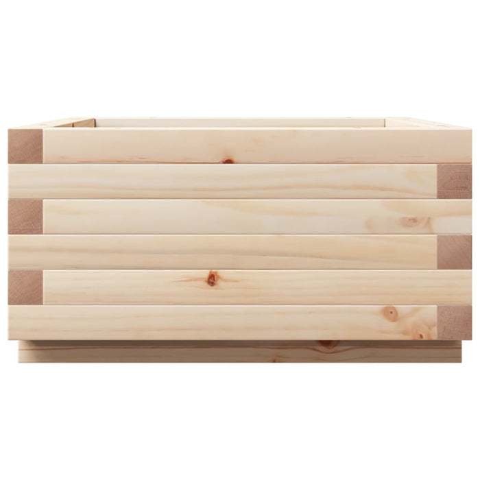 Garden Planter 50x50x26.5 cm Solid Wood Pine