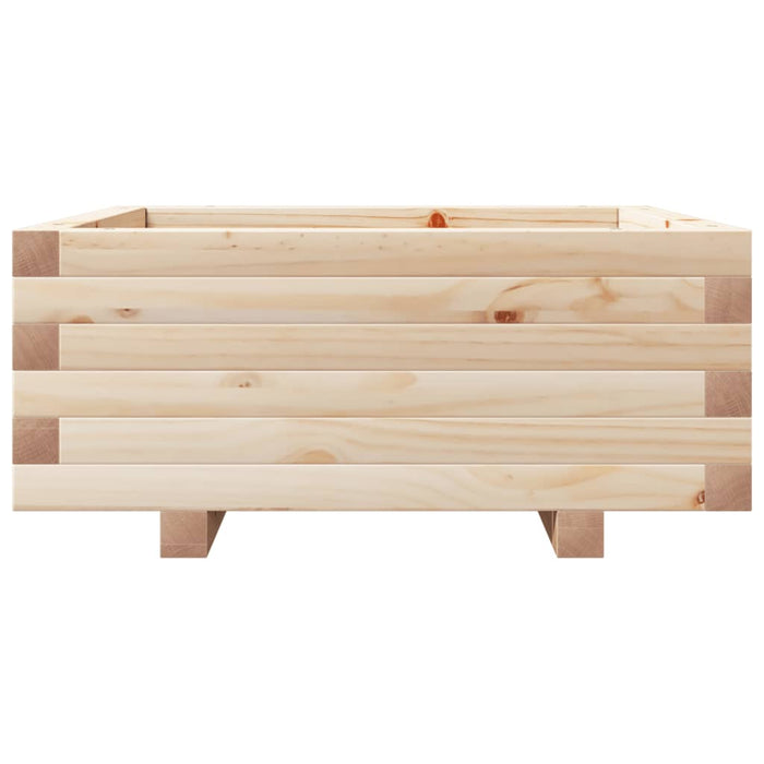 Garden Planter 60x60x26.5 cm Solid Wood Pine