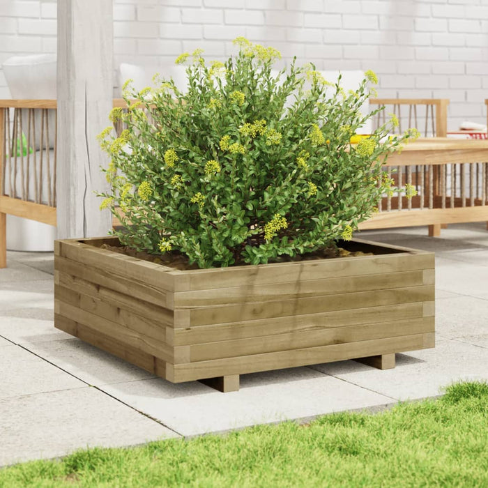 Garden Planter 70x70x26.5 cm Impregnated Wood Pine