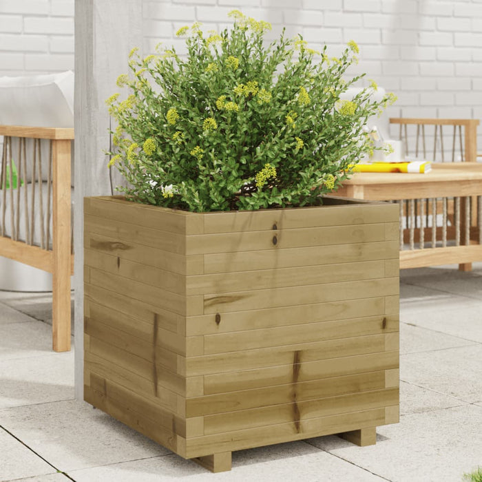 Garden Planter 50x50x49.5 cm Impregnated Wood Pine